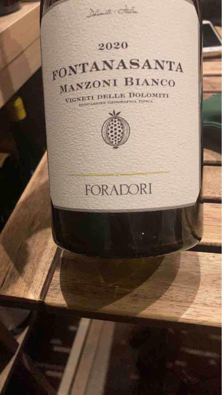 Fontanasanta Manzoni Bianco - Azienda Agricola Foradori - Elisabetta Foradori 