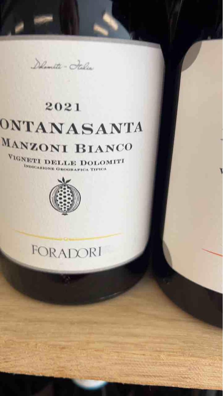 Fontanasanta Manzoni Bianco - Azienda Agricola Foradori - Elisabetta Foradori 