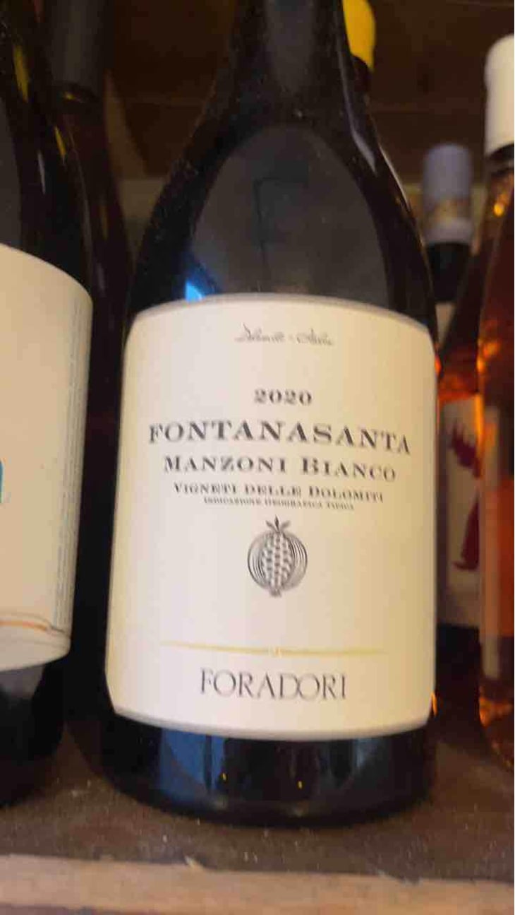 Fontanasanta Manzoni Bianco - Azienda Agricola Foradori - Elisabetta Foradori 