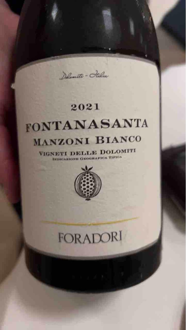 Fontanasanta Manzoni Bianco - Azienda Agricola Foradori - Elisabetta Foradori 