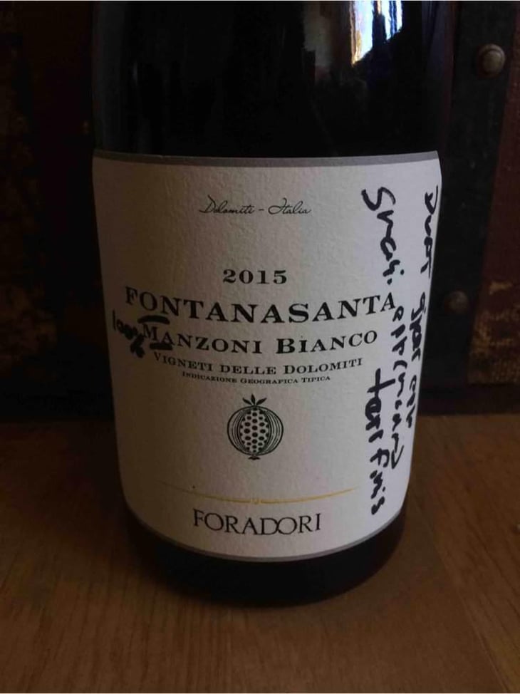 Fontanasanta Manzoni Bianco - Azienda Agricola Foradori - Elisabetta Foradori 