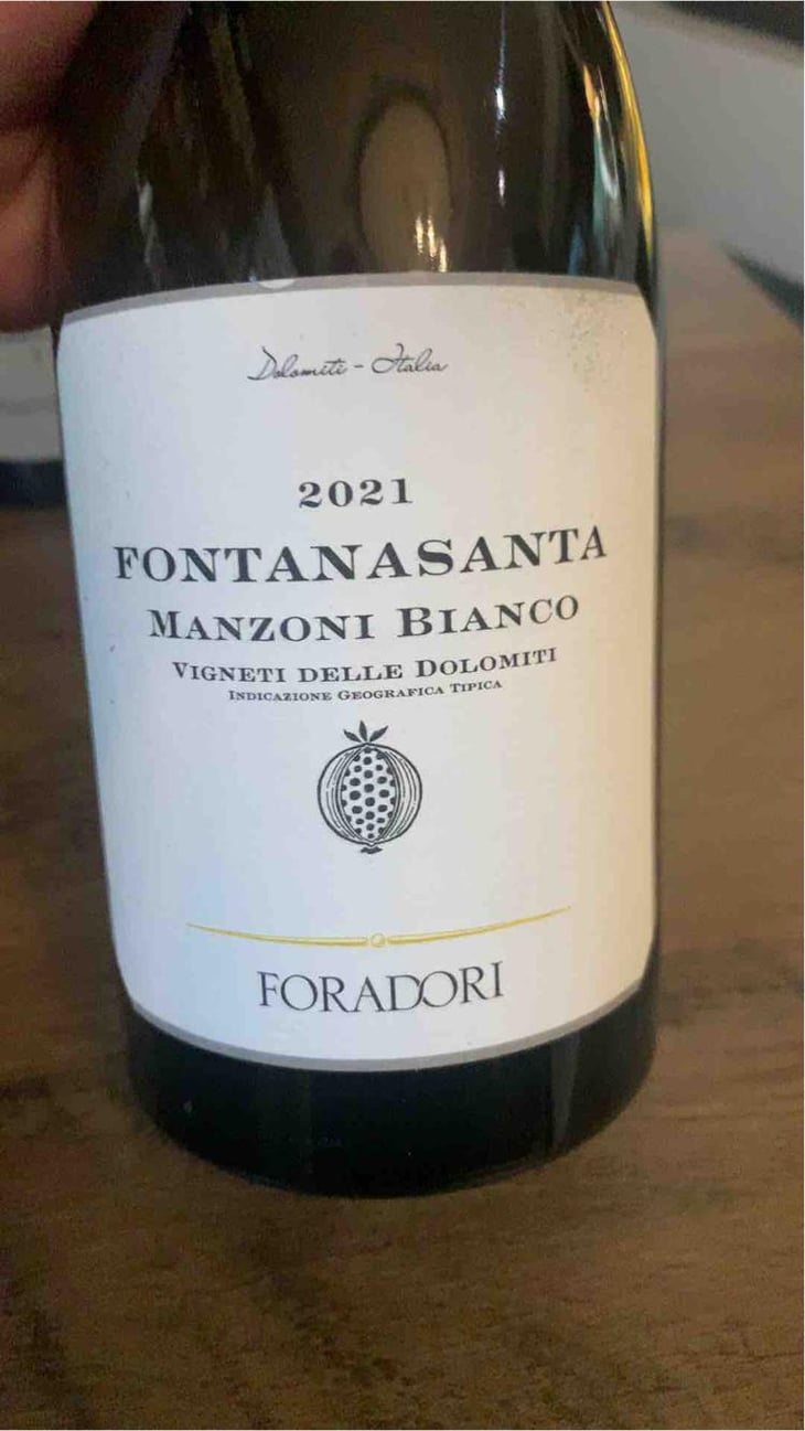 Fontanasanta Manzoni Bianco - Azienda Agricola Foradori - Elisabetta Foradori 