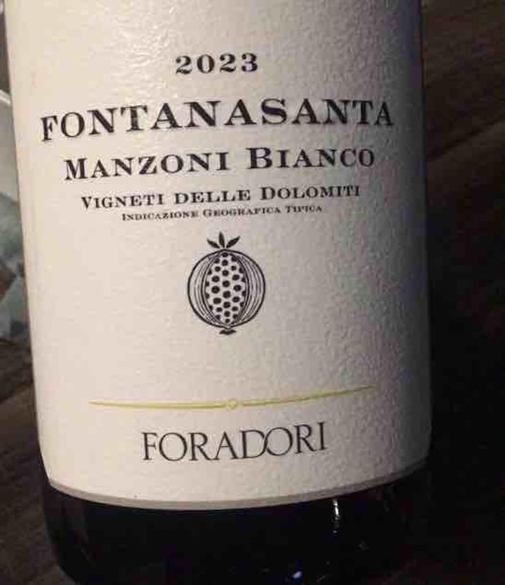 Fontanasanta Manzoni Bianco - Azienda Agricola Foradori - Elisabetta Foradori 