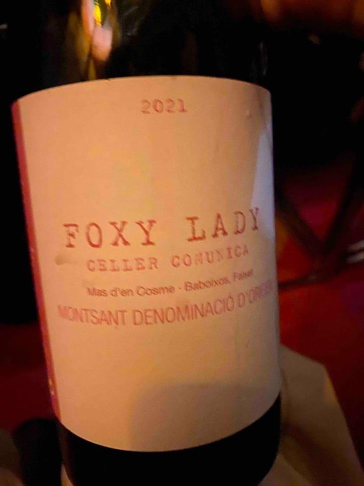 Foxy Lady - Celler Comunica - Pep Aguilar & Patri Morillo 