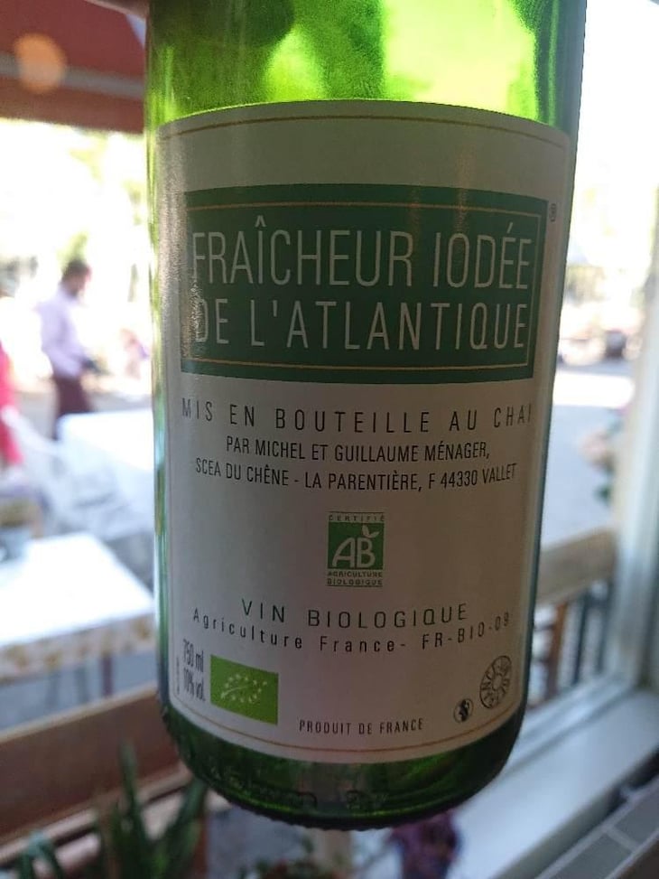 Fraîcheur Iodée De L'Atantique - La Parentière - Michel & Guillaume Ménager 