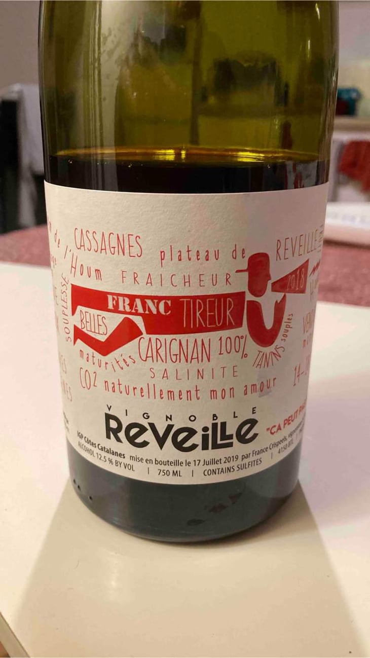 Franc Tireur - Vignoble Réveille - France Crispeels 