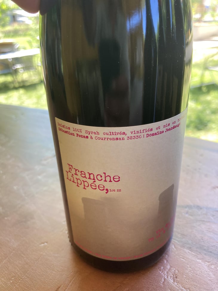 Franche Lippée 2022 - Domaine Jeandaugé - Sébastien Fezas -2022