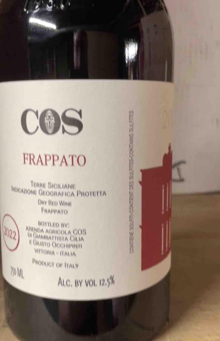 Frappato - COS - Giambattista Cilia, Cirino Strano & Giusto Occhipinti 