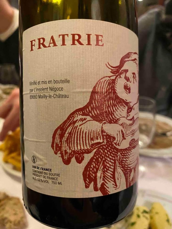 Fraterie - Chai L'insolent - François Ecot 