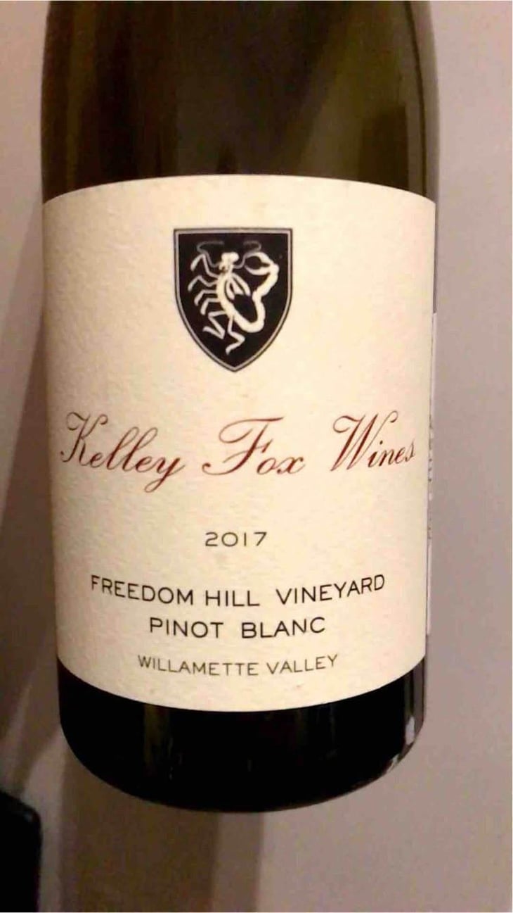 Freedom Hill Vineyard Pinot Blanc - Kelley Fox Wines - Kelley Fox 