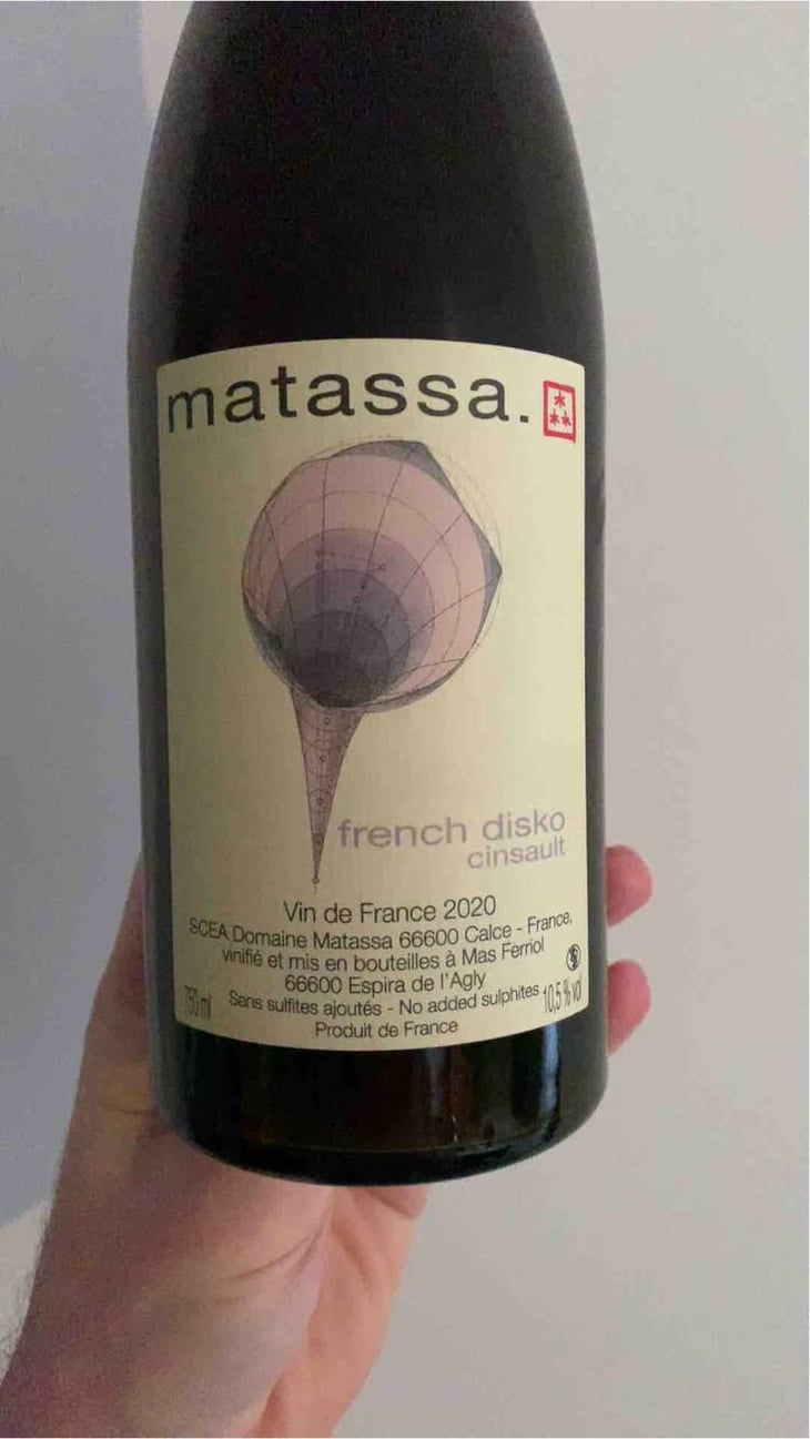 French Disko - Domaine Matassa - Tom Lubbe -2020