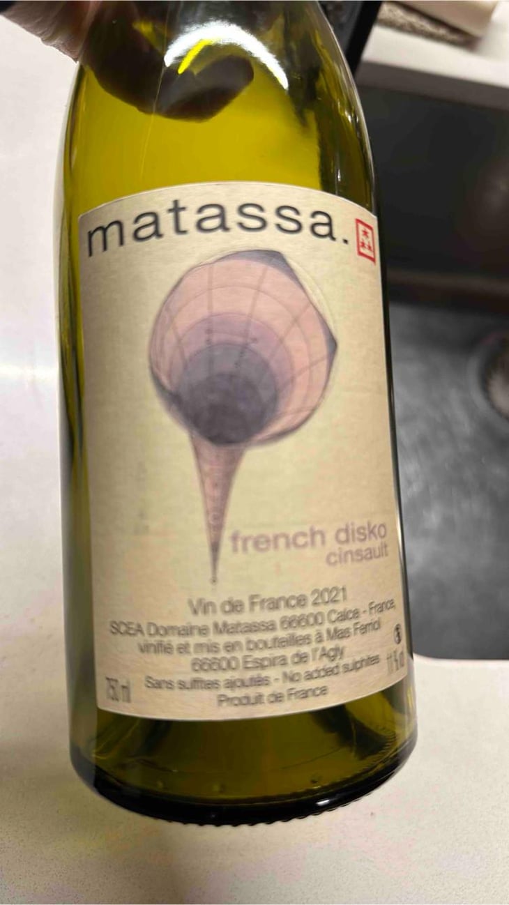 French Disko - Domaine Matassa - Tom Lubbe -2020