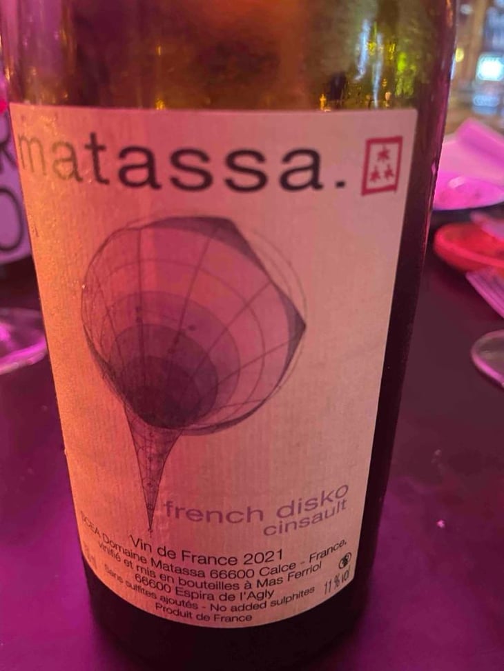French Disko - Domaine Matassa - Tom Lubbe -2020