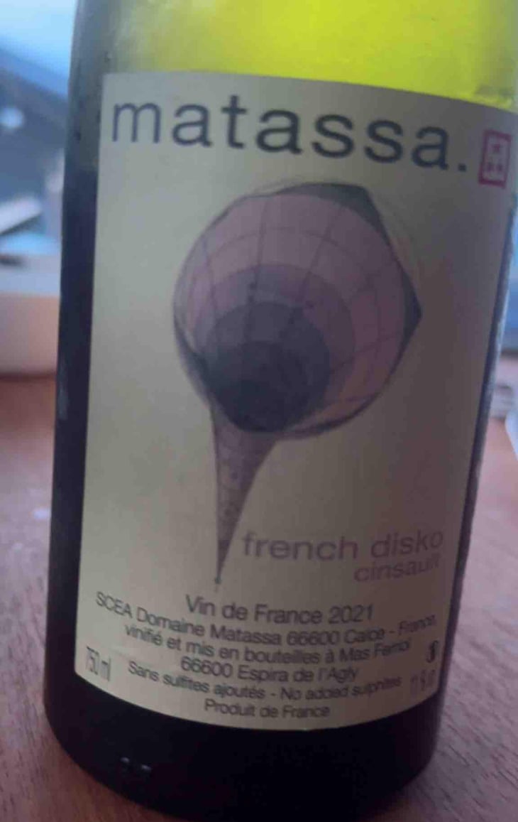 French Disko - Domaine Matassa - Tom Lubbe -2020