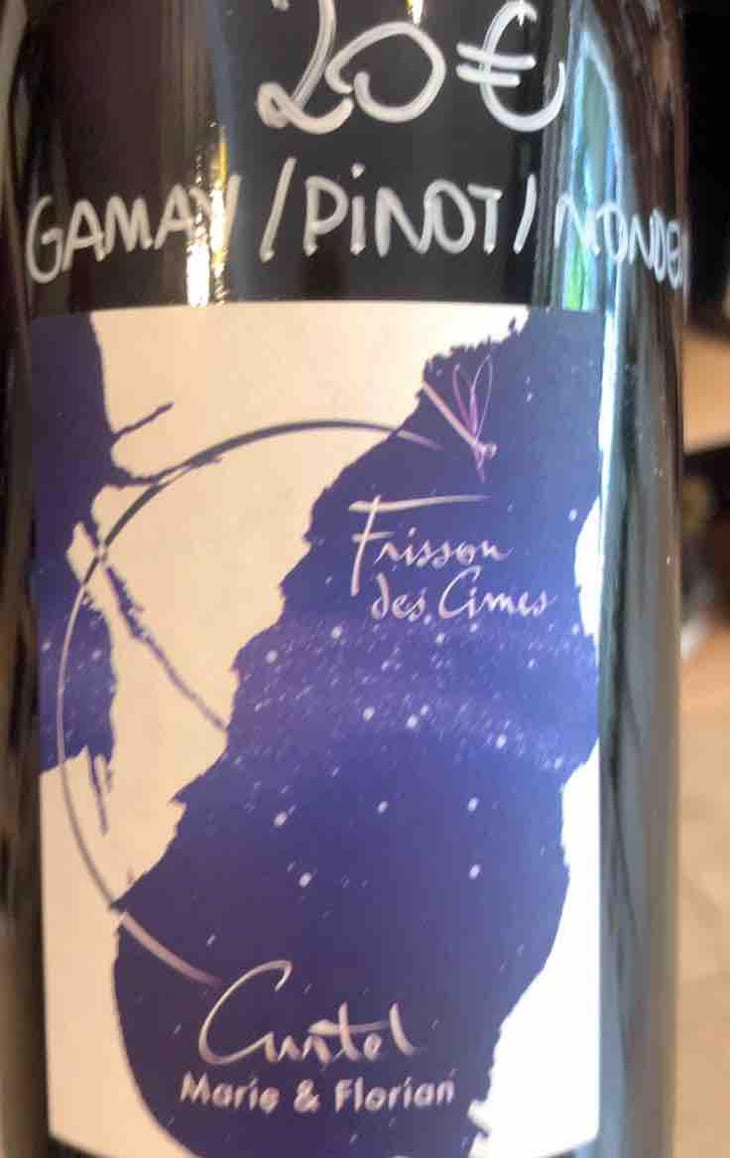 Frisson Des Cimes (Blue Label) - Marie et Florian Curtet Vignerons - Marie & Florian Curtet 