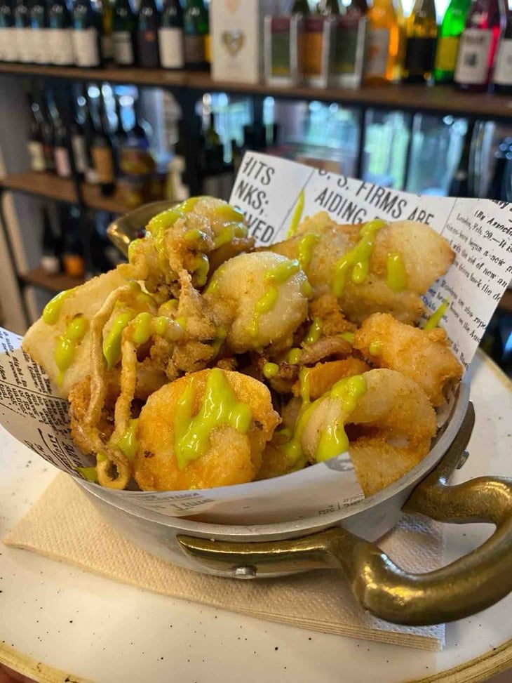 Fritto Misto Con Salsa Guacamole - Parbleu cafè - 714203