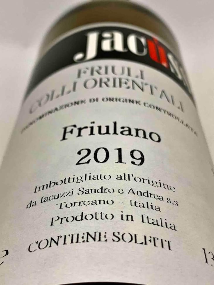 Friulano - Jacùss - Sandro & Andrea Jacuzzi -2019