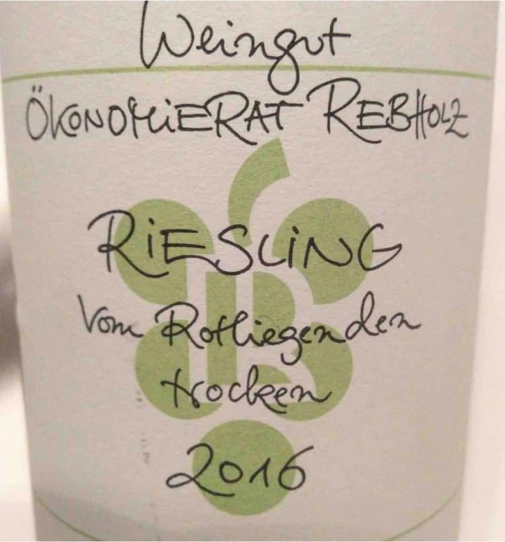 Vom Rotliegenden - Ökonomierat Rebholz - Ökonomierat Rebholz 