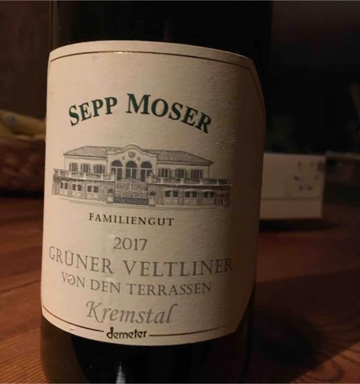 Grüner Veltliner von den Terrassen - Vitikultur MOSER - Familie Moser 