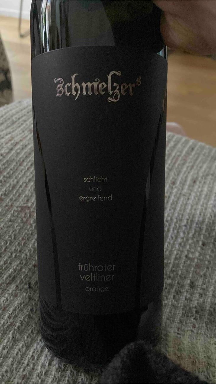 Früh Roter Veltliner Orange - Schmelzers Weingut - Georg & Elisabeth Schmelzer -2018