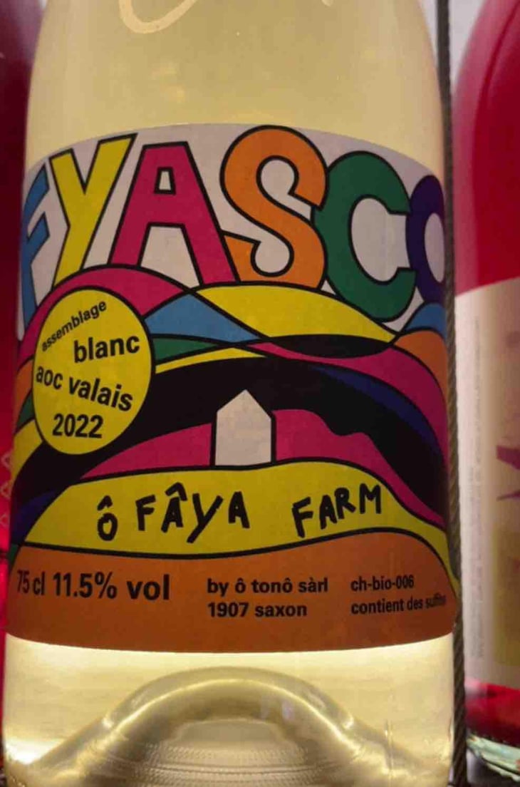 Fyasco Blanc - Ô Fâya Farm - Ilona Hunkeler, Alain Bizard & Denis Sauthier 