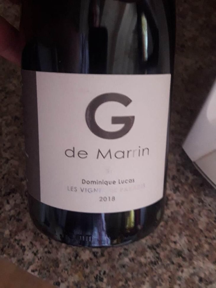 G De Marrin - Les Vignes de Paradis - Dominique Lucas 