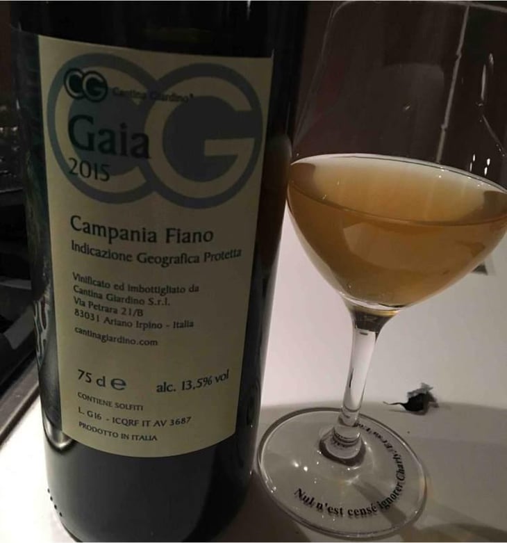 Gaia - Cantina Giardino - Antonio Di Gruttola & Daniela De Gruttola -2019