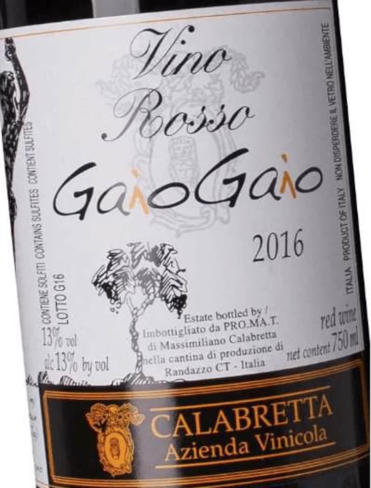 Gaio Gaio - Azienda Vinicola Calabretta - Massimiliano Calabretta 