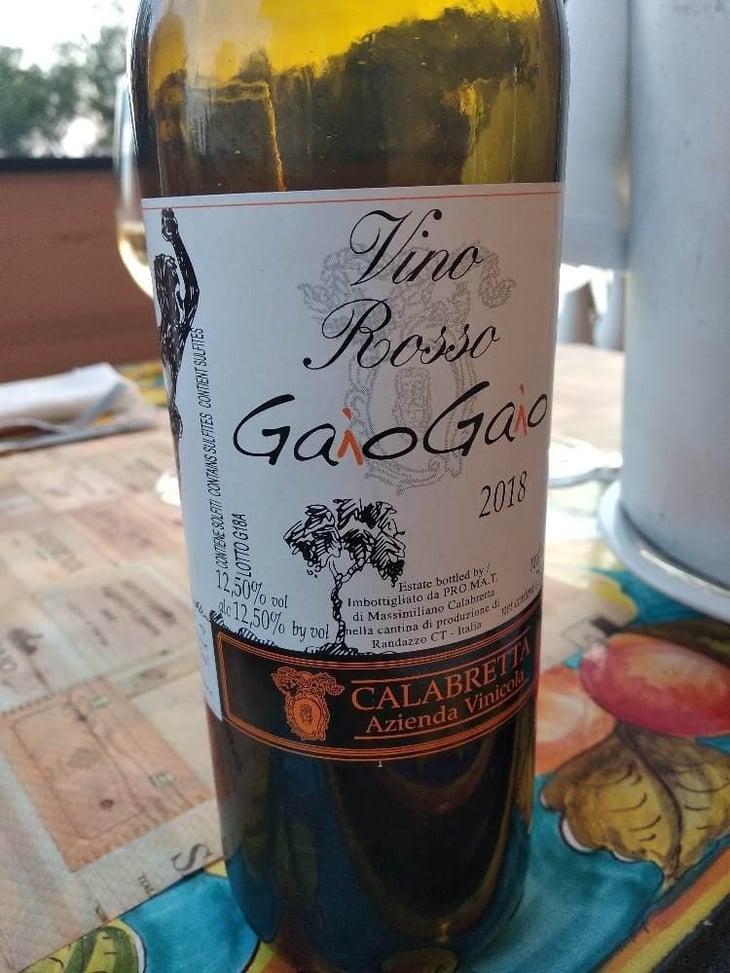 Gaio Gaio - Azienda Vinicola Calabretta - Massimiliano Calabretta 