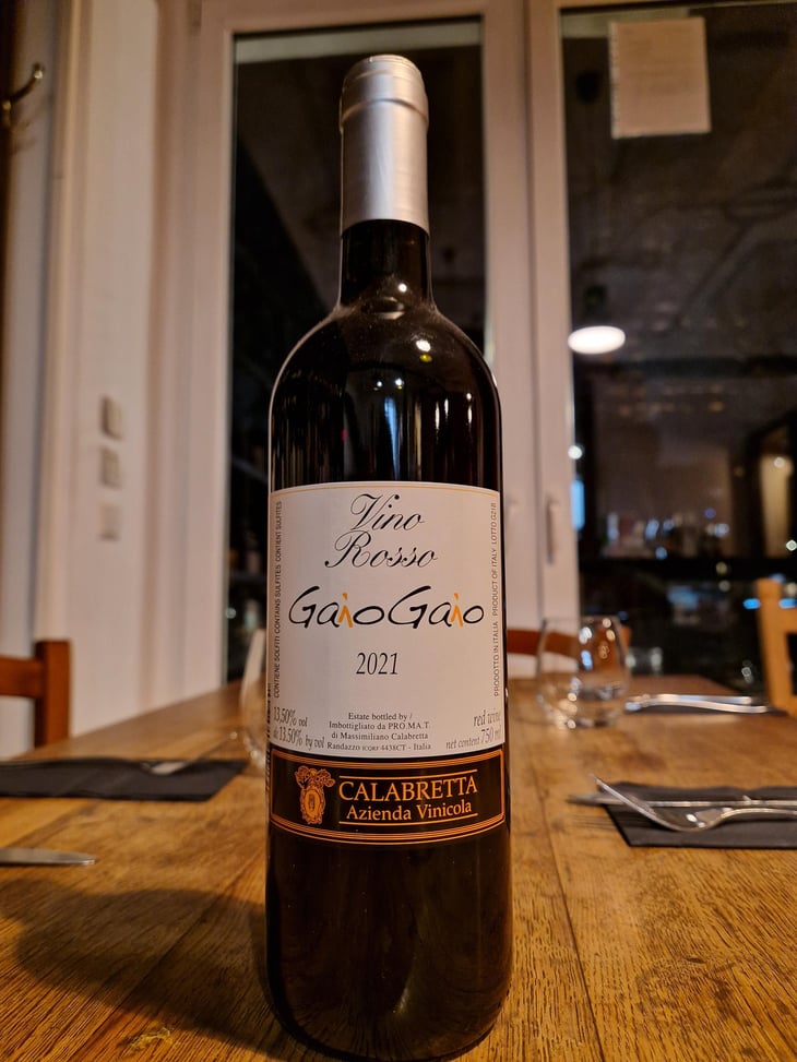 Gaio Gaio - Azienda Vinicola Calabretta - Massimiliano Calabretta 