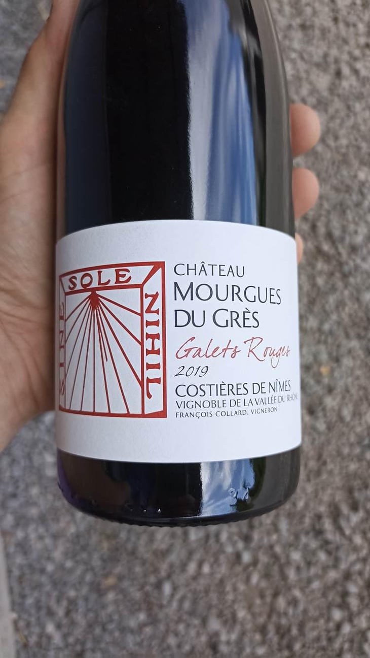 Galets rouges - Château Mourgues du Grès - Anne & François Collard -2019
