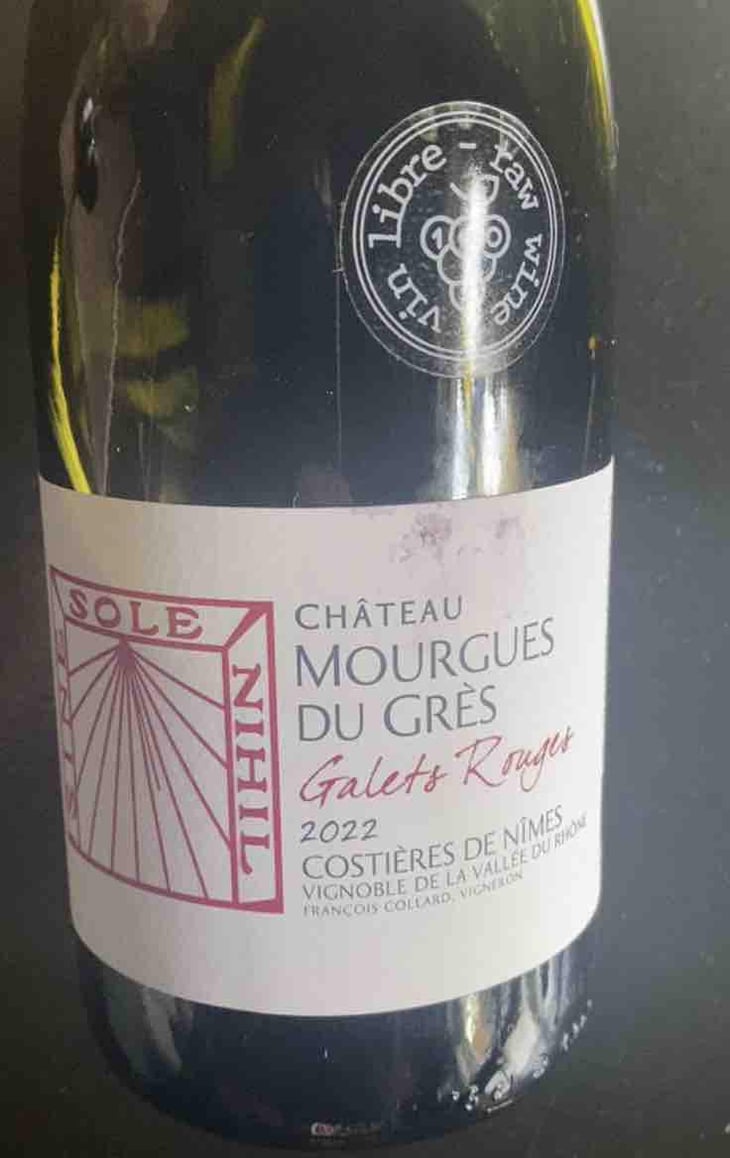 Galets rouges - Château Mourgues du Grès - Anne & François Collard -2019