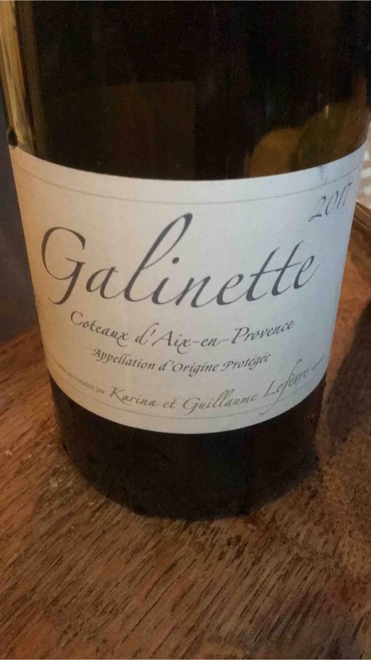 Galinette - Domaine de Sulauze - Karina & Guillaume Lefèvre -2017