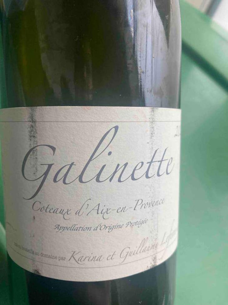 Galinette - Domaine de Sulauze - Karina & Guillaume Lefèvre -2017