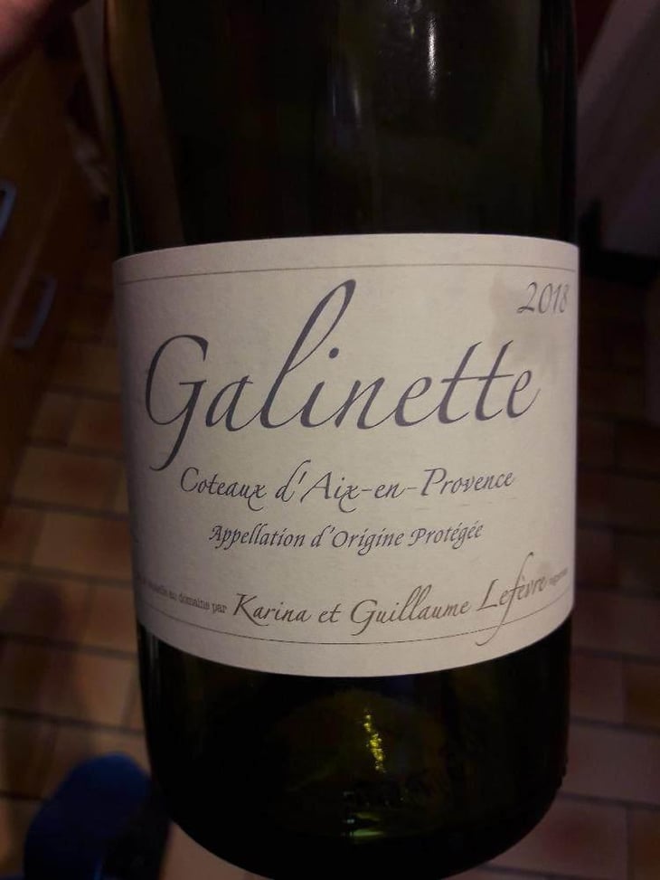 Galinette - Domaine de Sulauze - Karina & Guillaume Lefèvre -2017