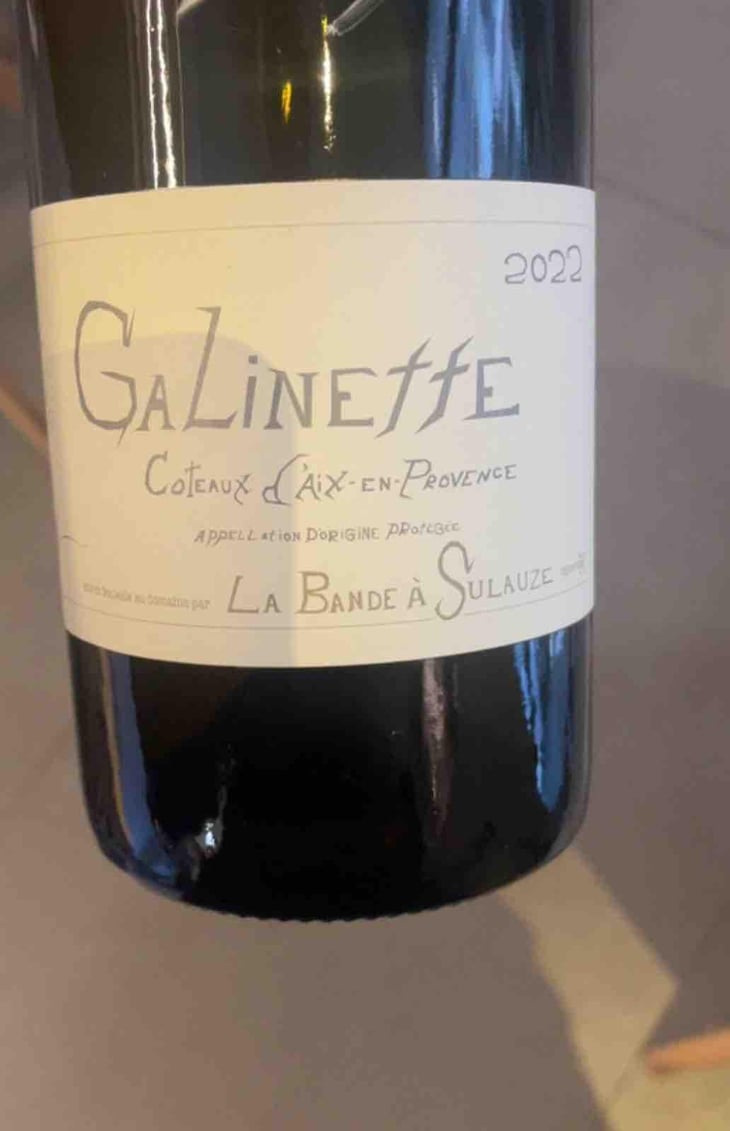Galinette - Domaine de Sulauze - Karina & Guillaume Lefèvre -2017