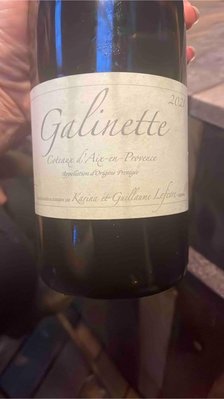 Galinette - Domaine de Sulauze - Karina & Guillaume Lefèvre -2017