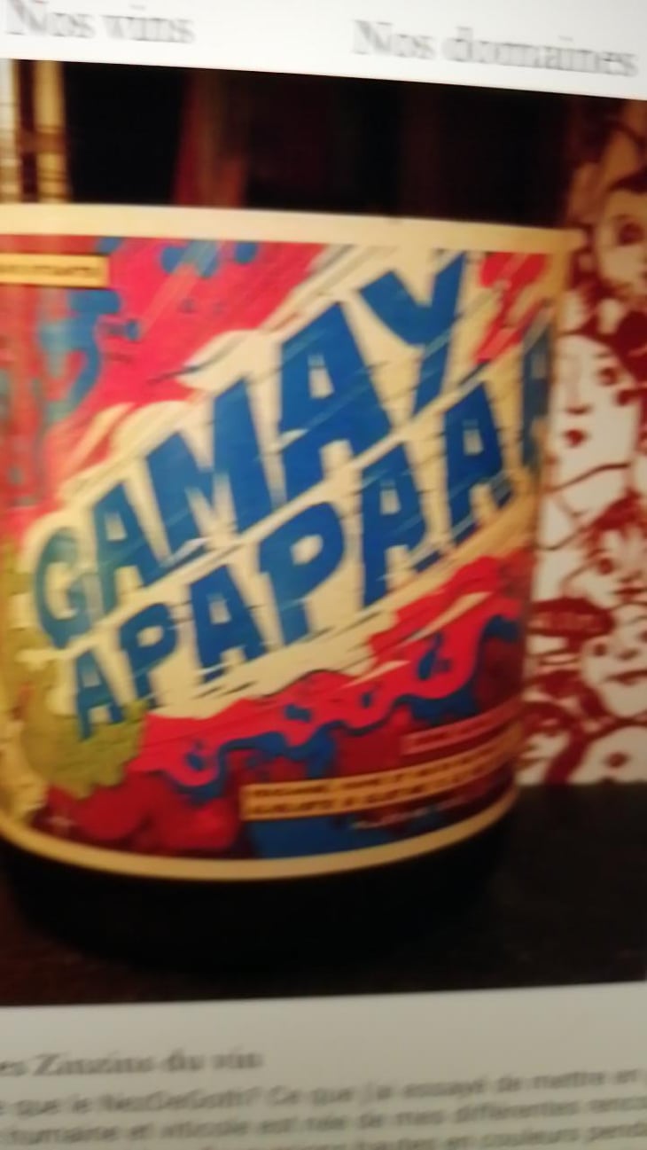 Gamay Apapaaa - Le Nez de Goth - Olivier Boulin -2020