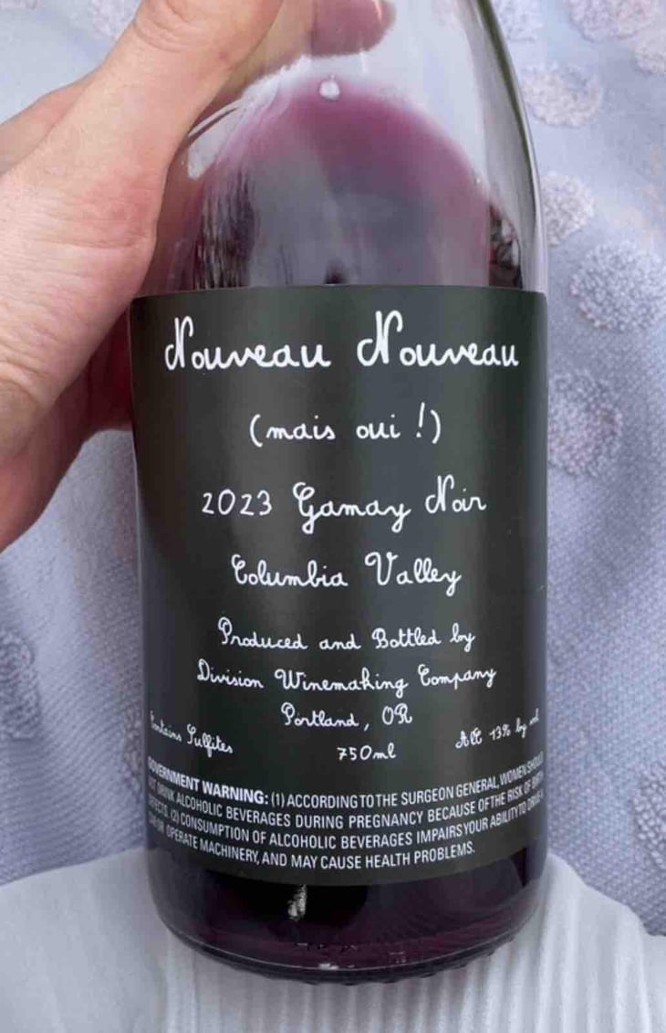 Nouveau Nouveau - Division Winemaking Company - Kate Norris & Tom Monroe 