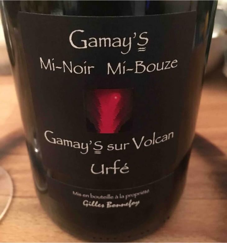 Gamay’s Mi-noir Mi-Bouze - Vins de la Madone - Gilles Bonnefoy 