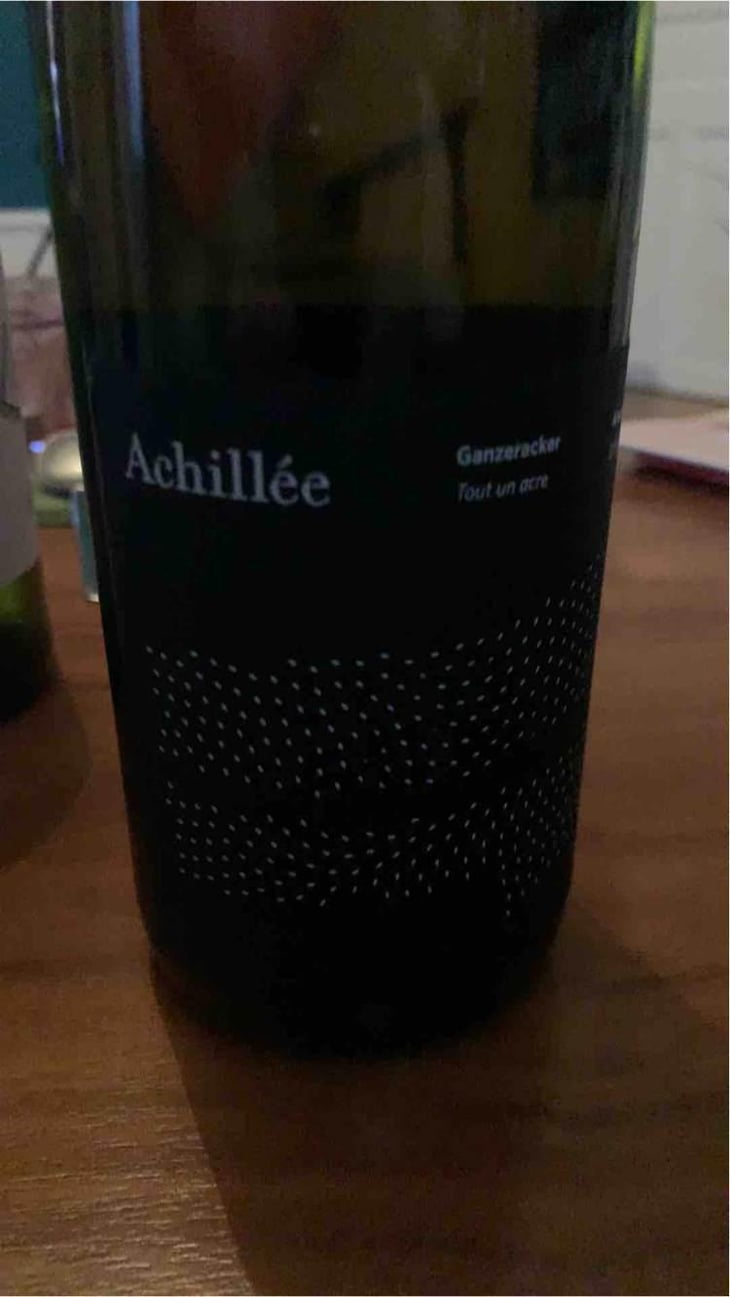 Ganzeracker Tout un acre - Domaine Achillée - Jean & Pierre Dietrich 