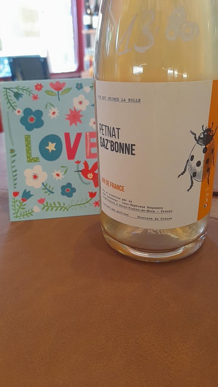 Petnat gaz’bonne - Château Cazebonne - Jean-Baptiste Duquesne -2022