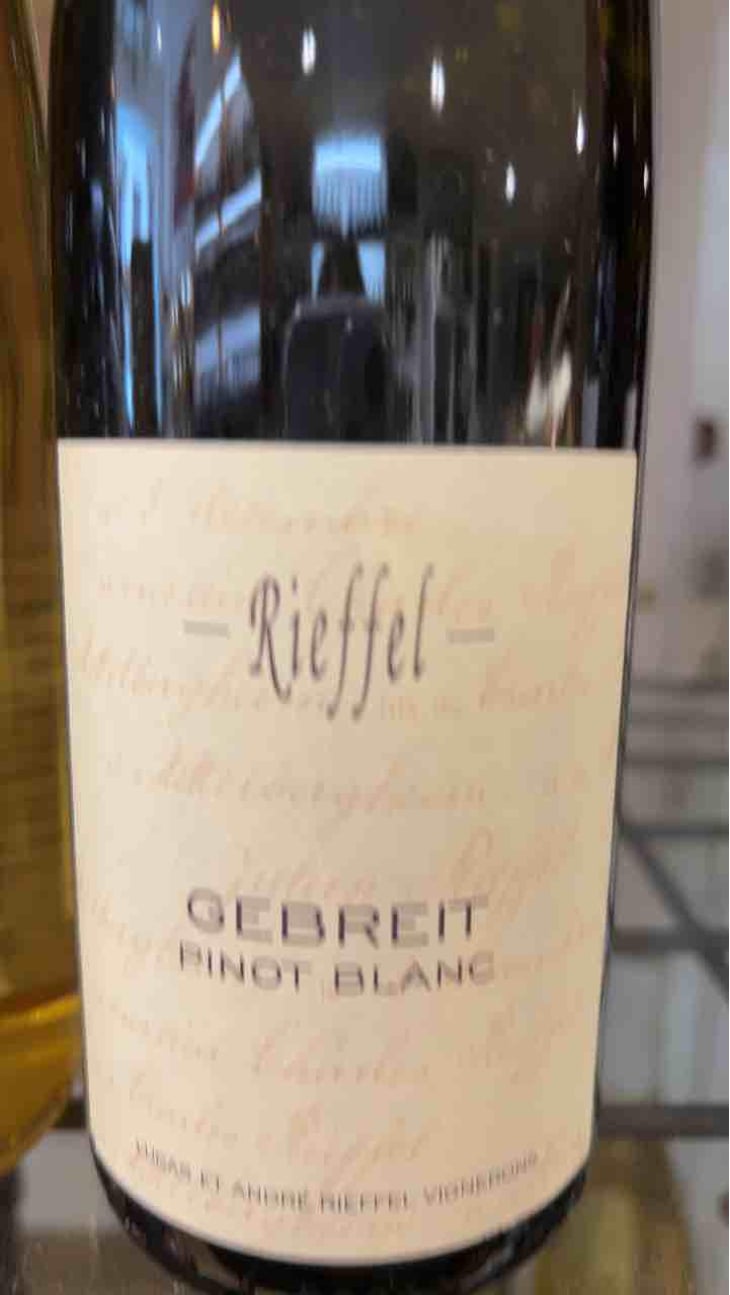 Gebreit Pinot Blanc - Lucas & André Rieffel - Lucas Rieffel 