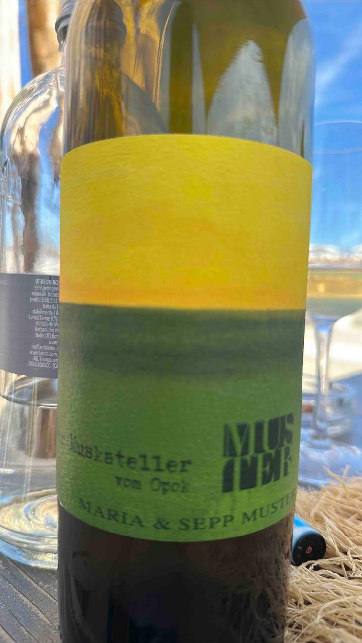 Gelber Muskateller vom Opok - Weingut Muster - Maria & Sepp Muster 