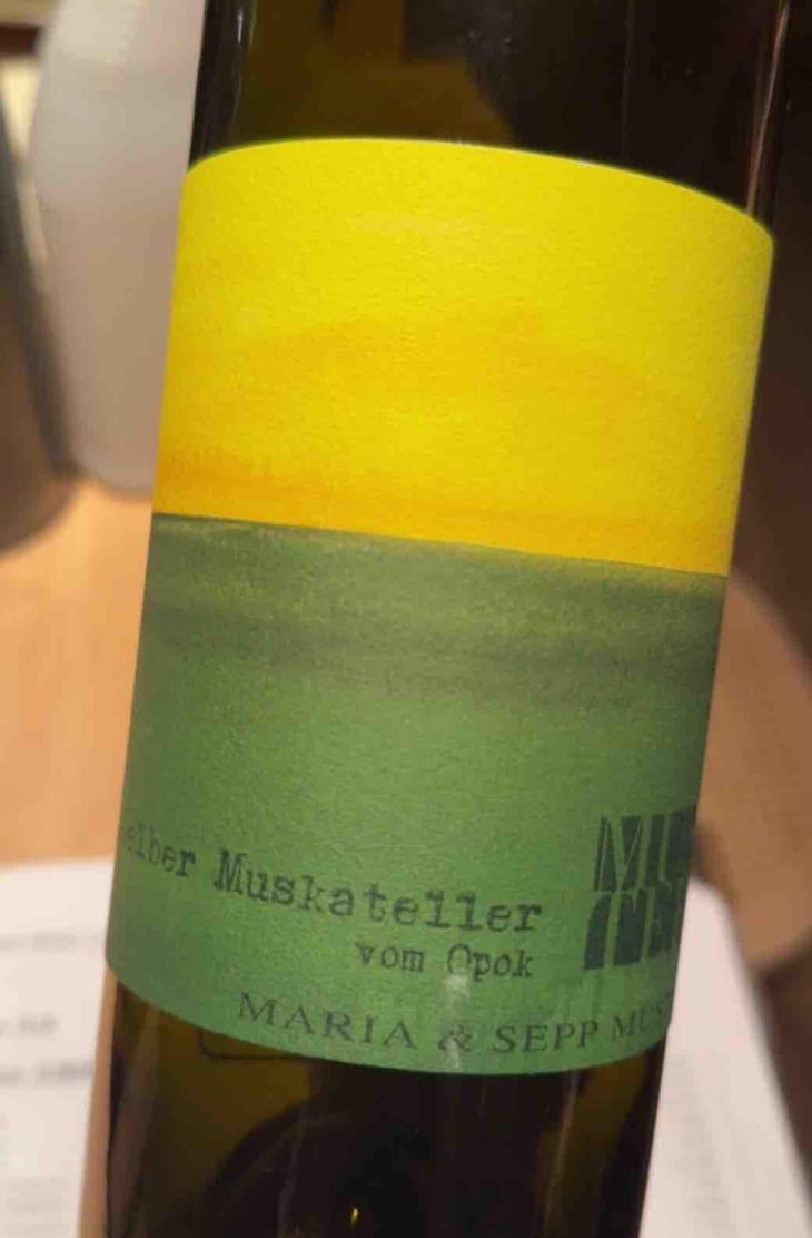Gelber Muskateller vom Opok - Weingut Muster - Maria & Sepp Muster 