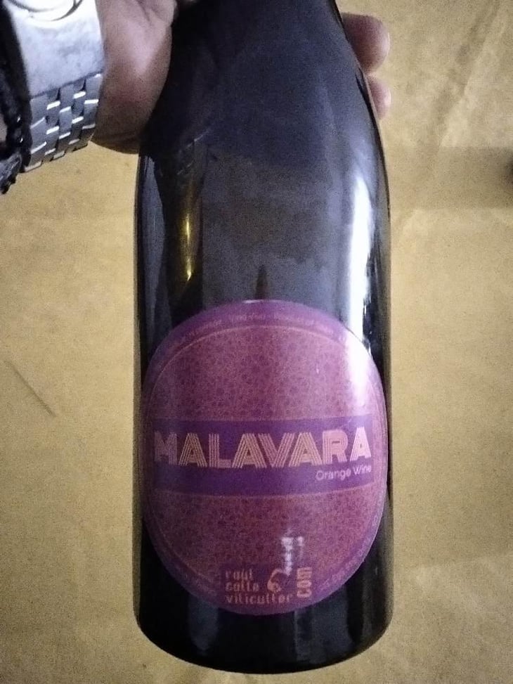 Malavara Orange - Vinos Naturi - Raúl Calle y Laura Piñas 