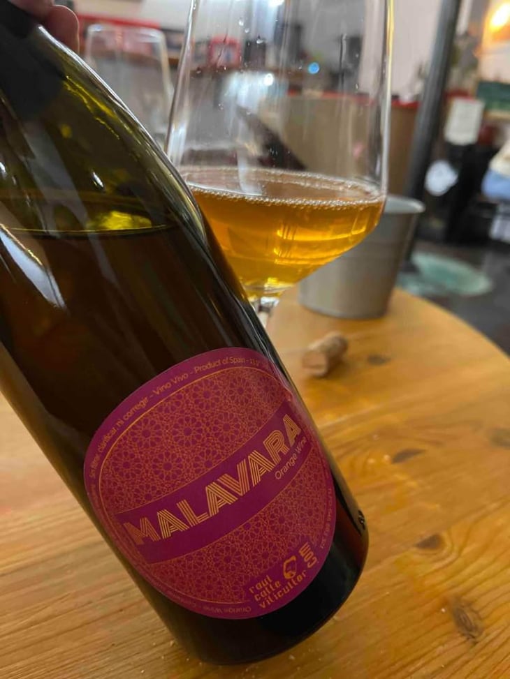 Malavara Orange - Vinos Naturi - Raúl Calle y Laura Piñas 