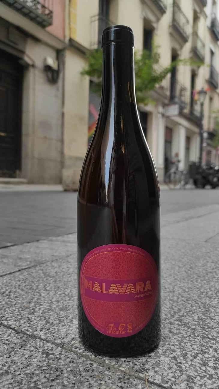Malavara Orange - Vinos Naturi - Raúl Calle y Laura Piñas 
