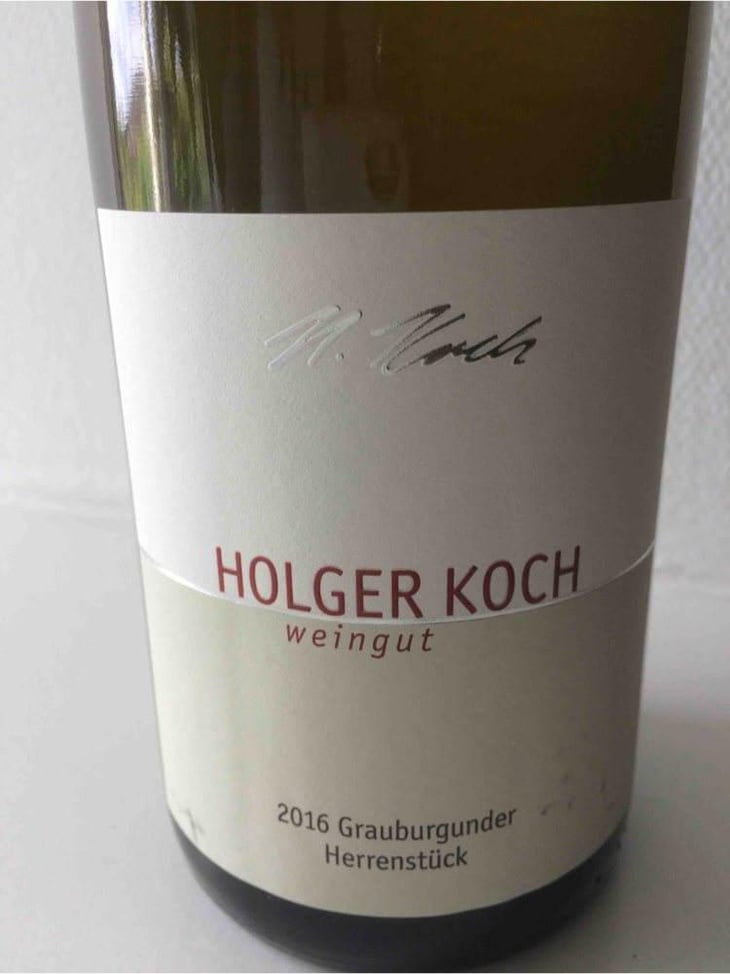 Pinot Noir Herrenstück - Weingut Holger Koch - Holger Koch & Gabrielle Engesser 