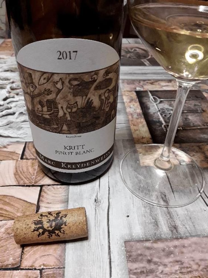 Kritt Pinot Blanc (Klaus Puth Label) - Marc Kreydenweiss (Andlau) - Antoine Kreydenweiss 
